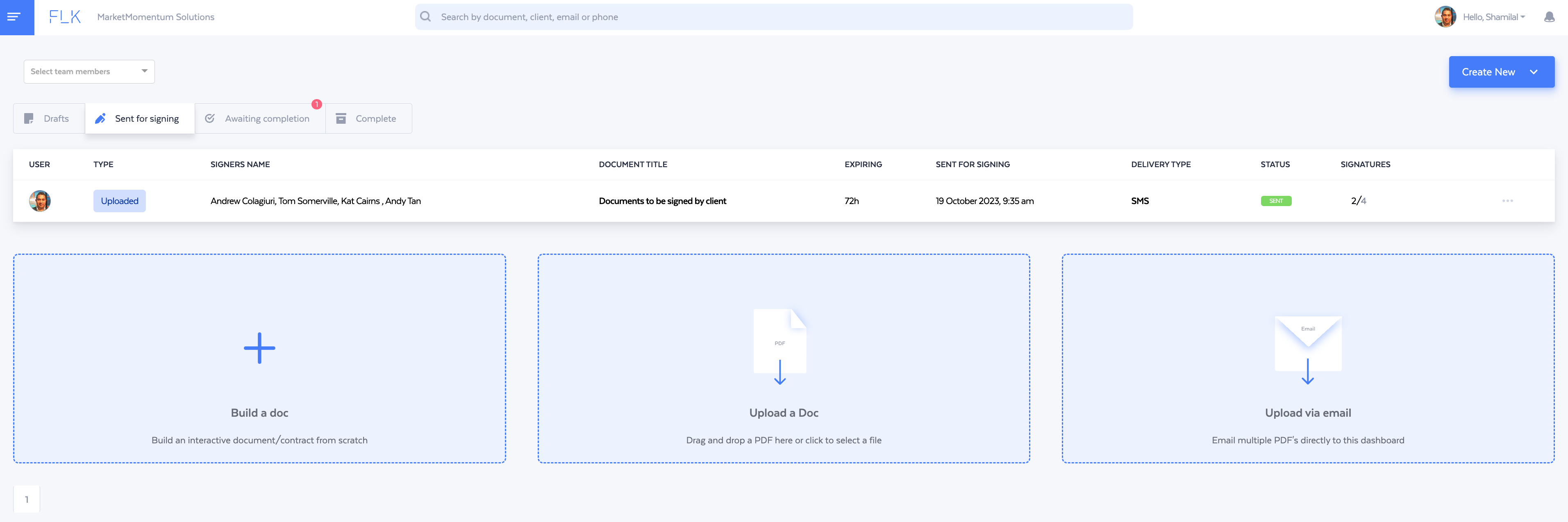 screenshot of FLK it over